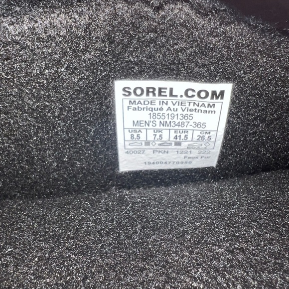 NWT Sorel Men’s 1964 PAC Nylon Waterproof Snow Boots in Sage/Dark Moss size 8.5 - Picture 11 of 11